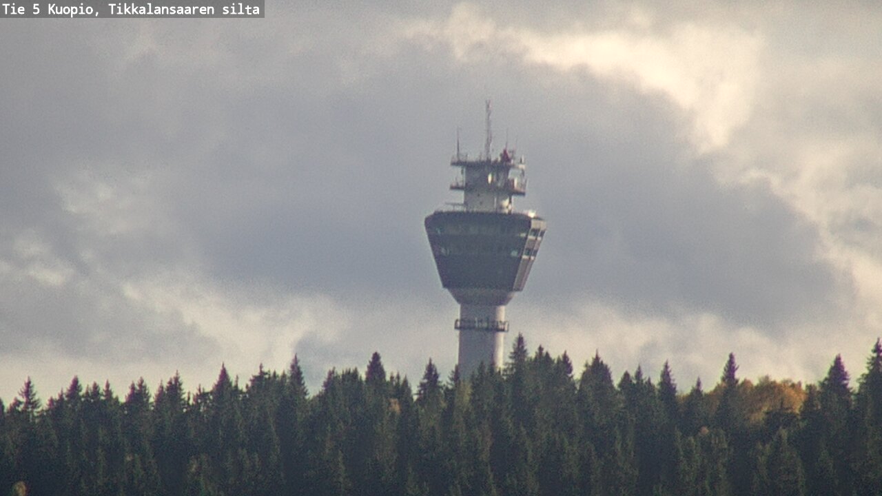 Weather Camera Image Väg 5 Kuopio, Tikkalansaari, Kuopio, Pohjois-Savo