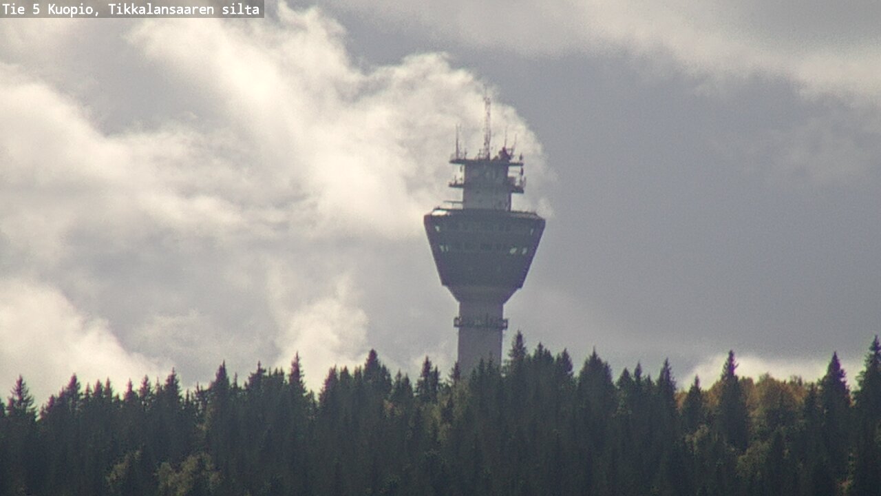 Weather Camera Image Väg 5 Kuopio, Tikkalansaari, Kuopio, Pohjois-Savo