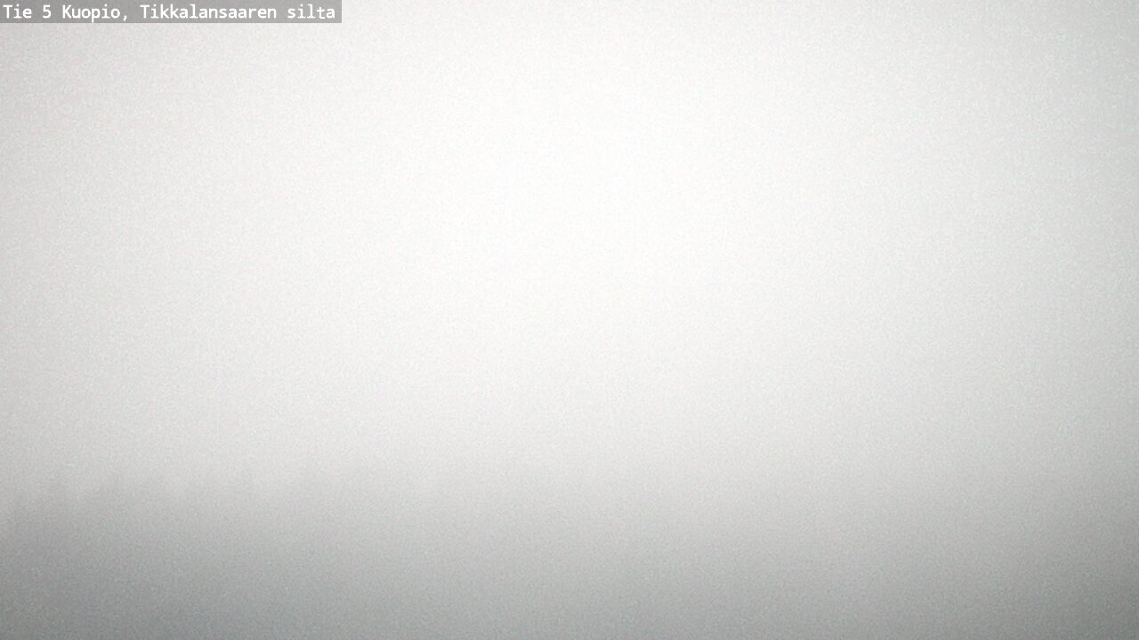 Weather Camera Image Väg 5 Kuopio, Tikkalansaari, Kuopio, Pohjois-Savo