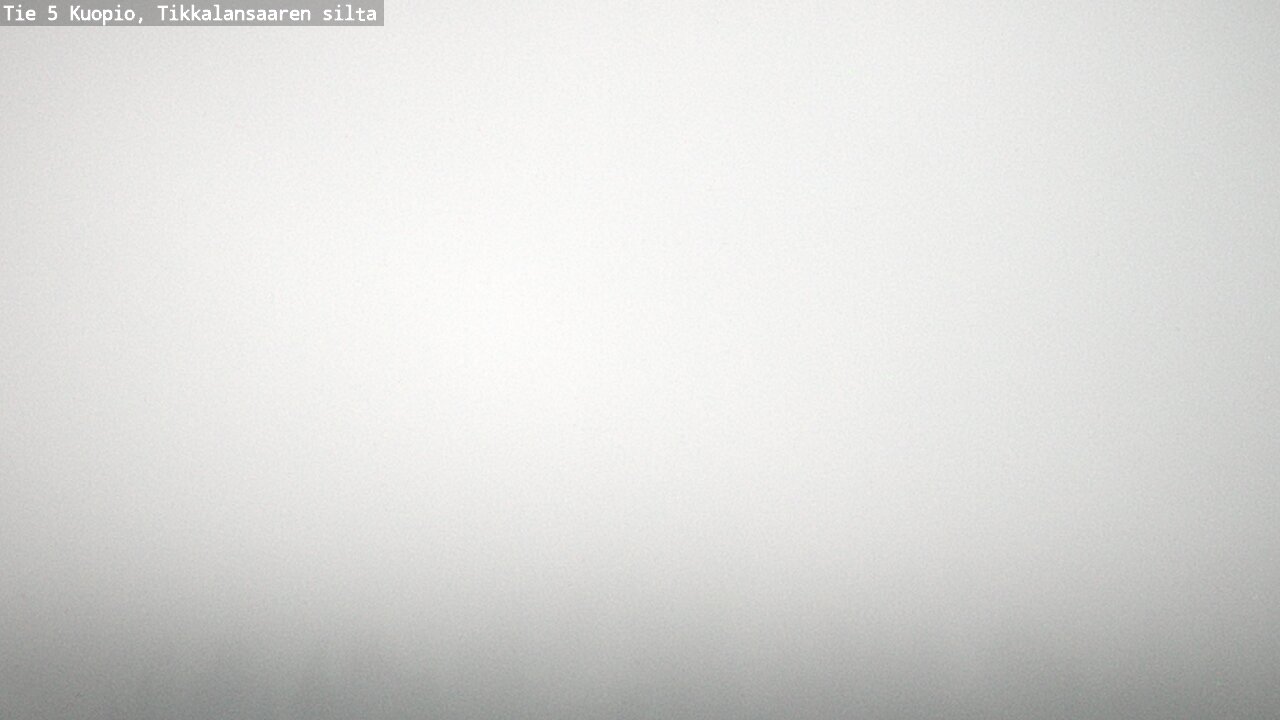 Weather Camera Image Road 5 Kuopio, Tikkalansaari, Kuopio, Pohjois-Savo