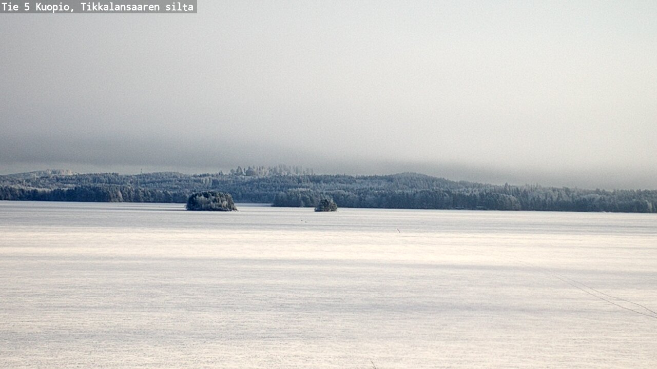 Weather Camera Image Väg 5 Kuopio, Tikkalansaari, Kuopio, Pohjois-Savo