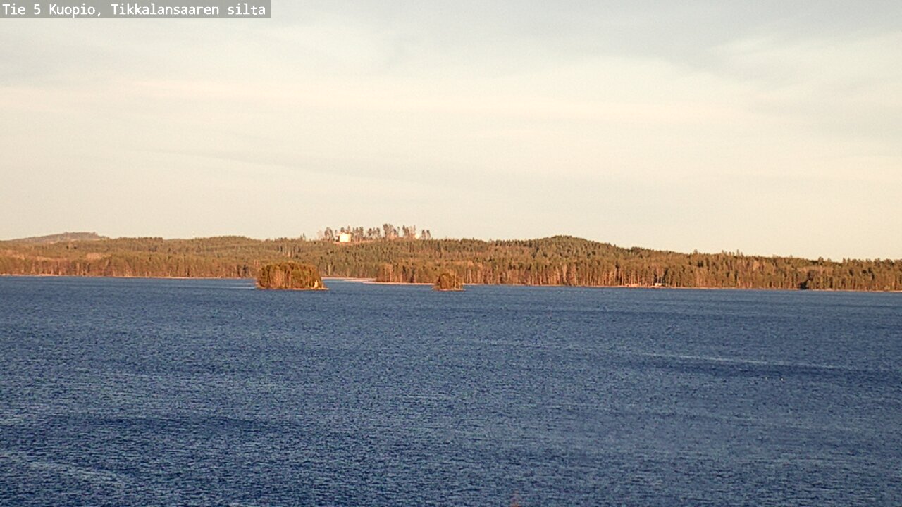 Weather Camera Image Väg 5 Kuopio, Tikkalansaari, Kuopio, Pohjois-Savo