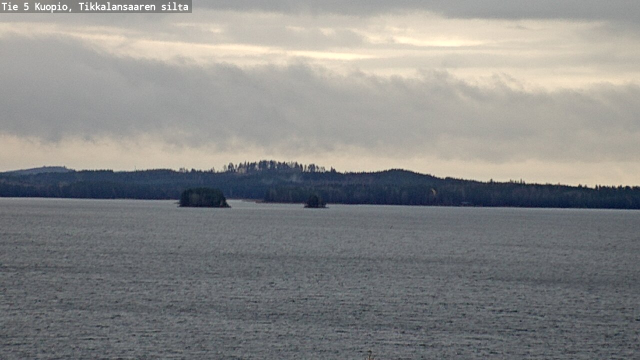 Weather Camera Image Väg 5 Kuopio, Tikkalansaari, Kuopio, Pohjois-Savo