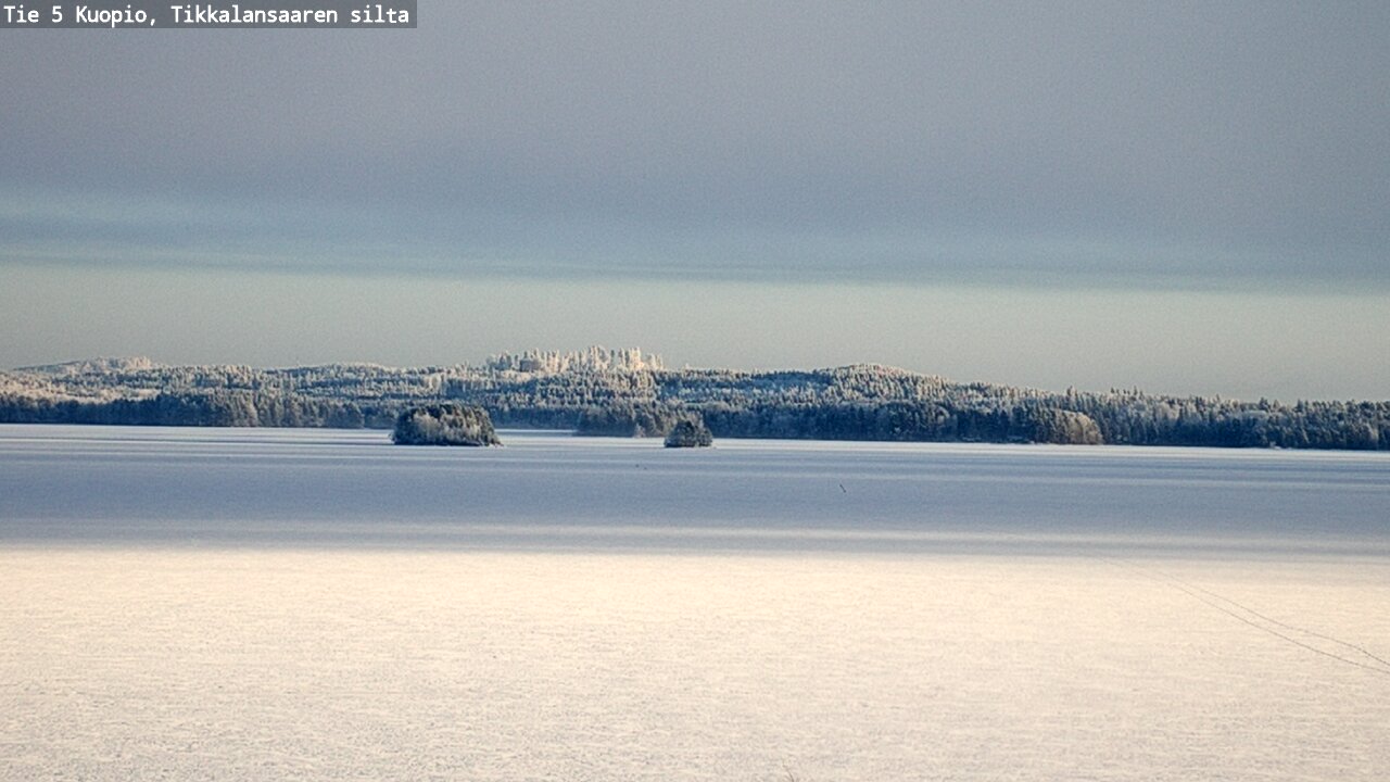 Weather Camera Image Väg 5 Kuopio, Tikkalansaari, Kuopio, Pohjois-Savo