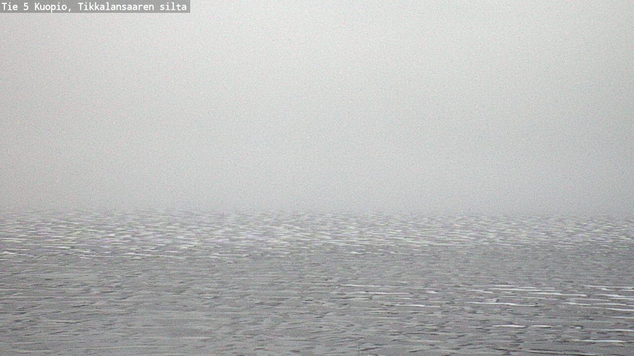 Weather Camera Image Road 5 Kuopio, Tikkalansaari, Kuopio, Pohjois-Savo