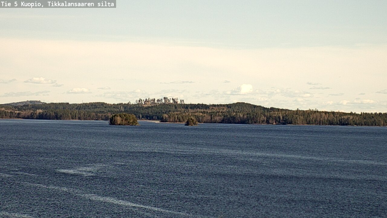 Weather Camera Image Väg 5 Kuopio, Tikkalansaari, Kuopio, Pohjois-Savo