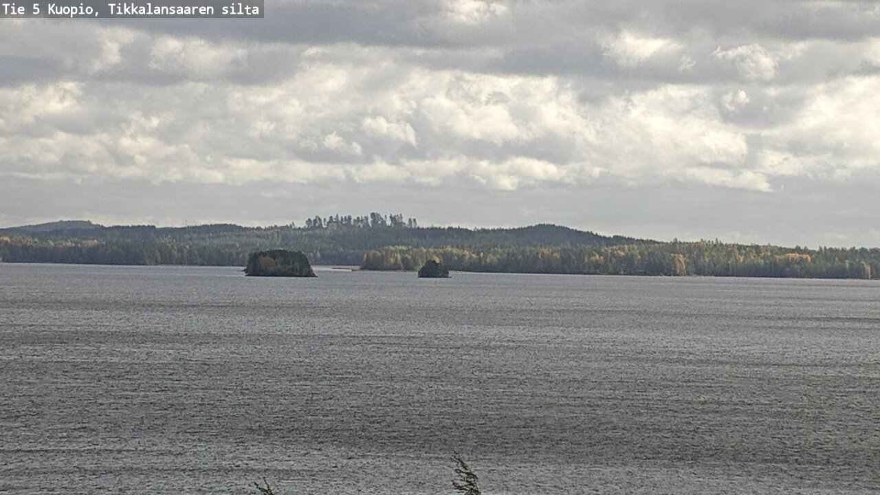 Weather Camera Image Road 5 Kuopio, Tikkalansaari, Kuopio, Pohjois-Savo