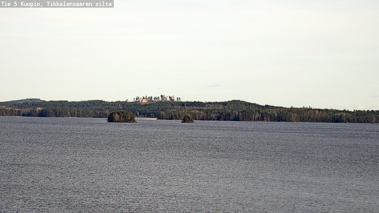 Weather Camera Image Väg 5 Kuopio, Tikkalansaari, Kuopio, Pohjois-Savo