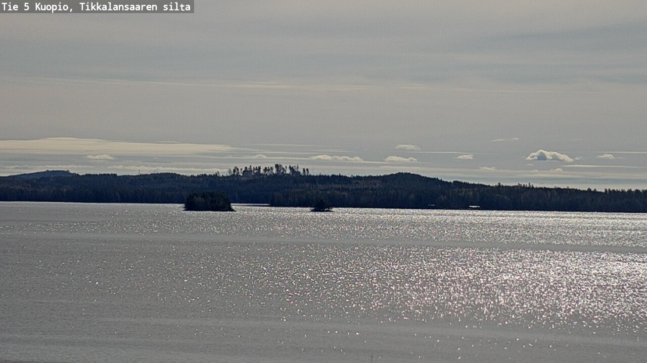 Weather Camera Image Väg 5 Kuopio, Tikkalansaari, Kuopio, Pohjois-Savo