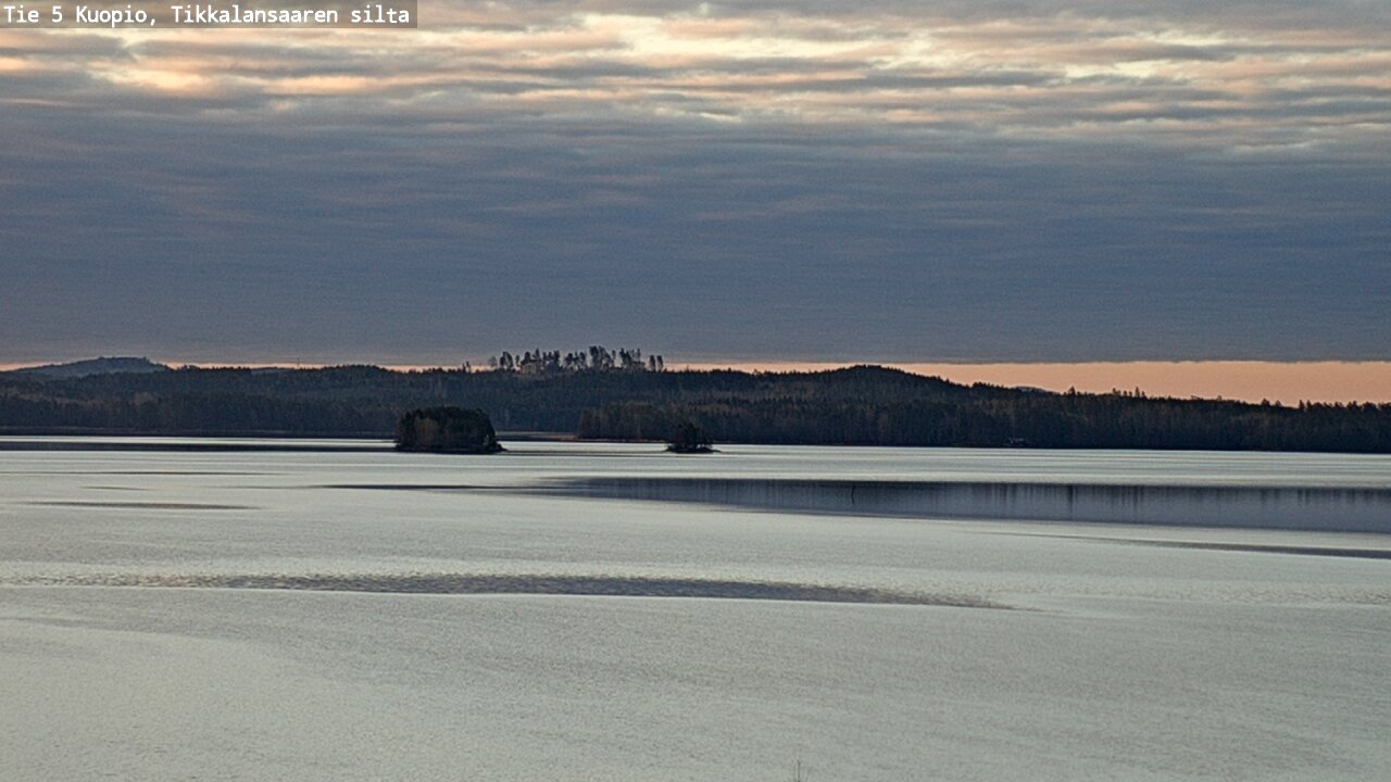 Weather Camera Image Väg 5 Kuopio, Tikkalansaari, Kuopio, Pohjois-Savo