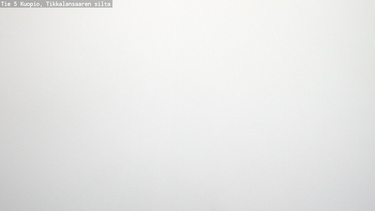 Weather Camera Image Road 5 Kuopio, Tikkalansaari, Kuopio, Pohjois-Savo