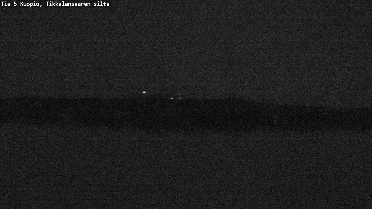 Weather Camera Image Road 5 Kuopio, Tikkalansaari, Kuopio, Pohjois-Savo