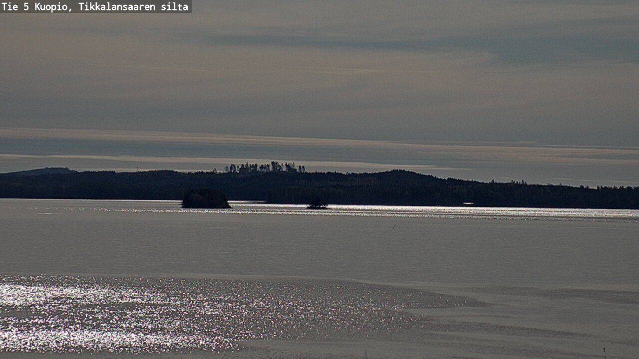 Weather Camera Image Väg 5 Kuopio, Tikkalansaari, Kuopio, Pohjois-Savo