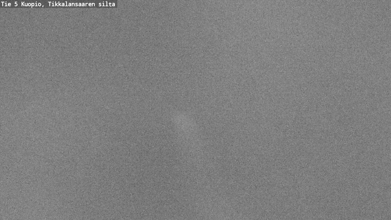 Weather Camera Image Road 5 Kuopio, Tikkalansaari, Kuopio, Pohjois-Savo