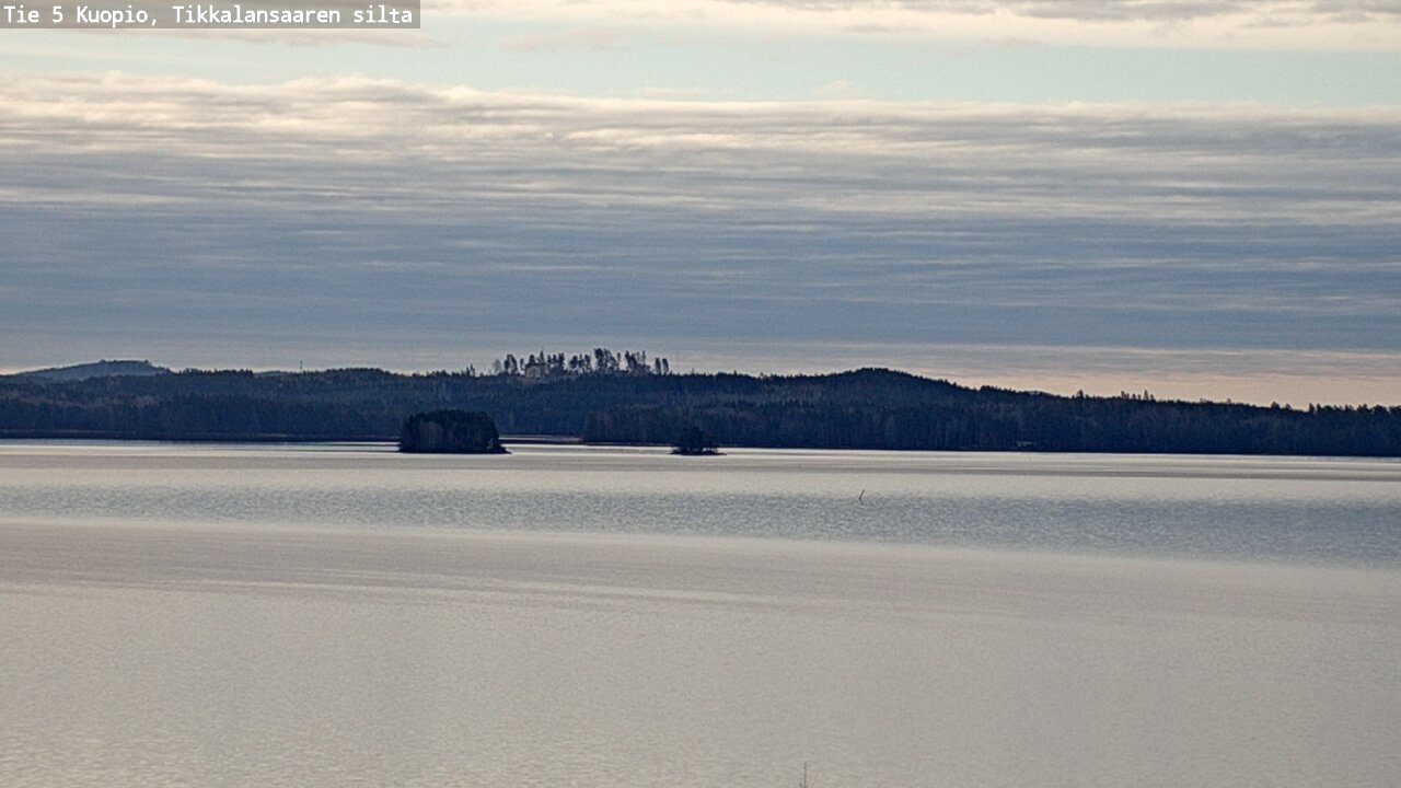 Weather Camera Image Väg 5 Kuopio, Tikkalansaari, Kuopio, Pohjois-Savo