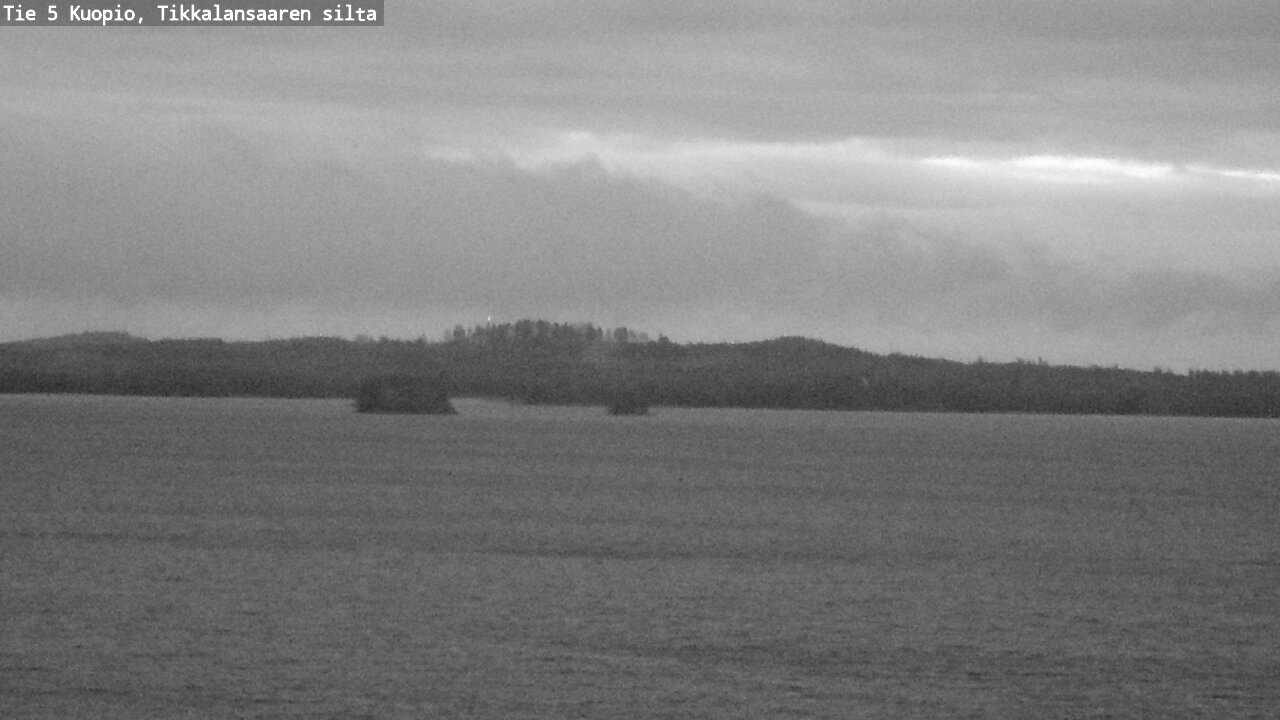 Weather Camera Image Väg 5 Kuopio, Tikkalansaari, Kuopio, Pohjois-Savo