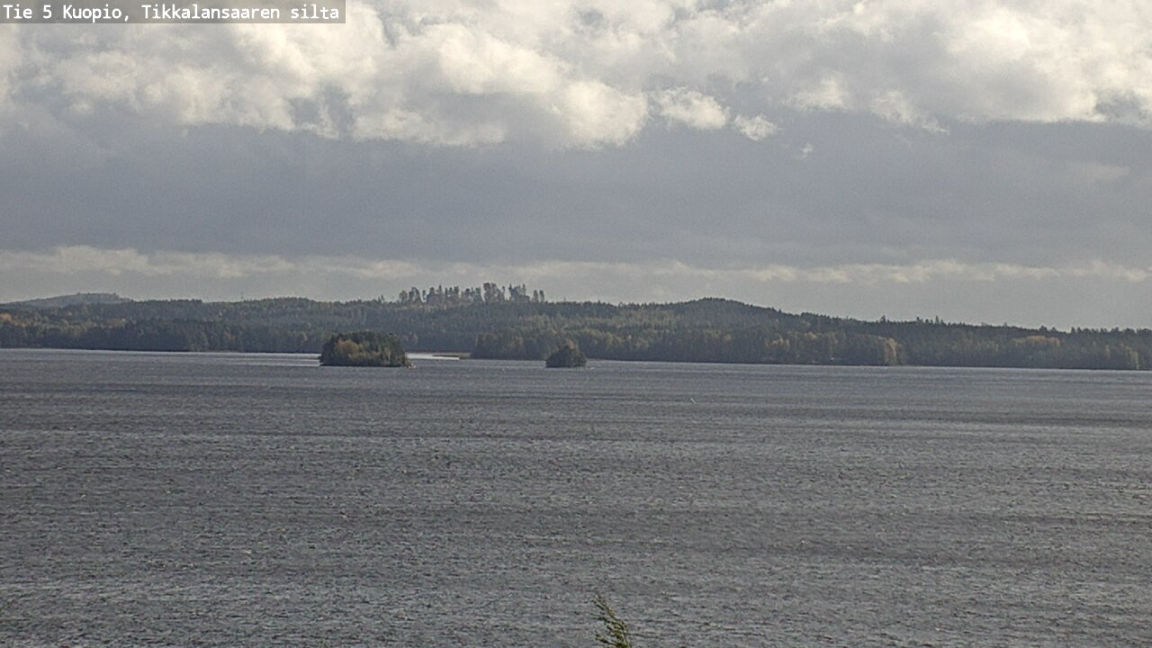 Weather Camera Image Road 5 Kuopio, Tikkalansaari, Kuopio, Pohjois-Savo