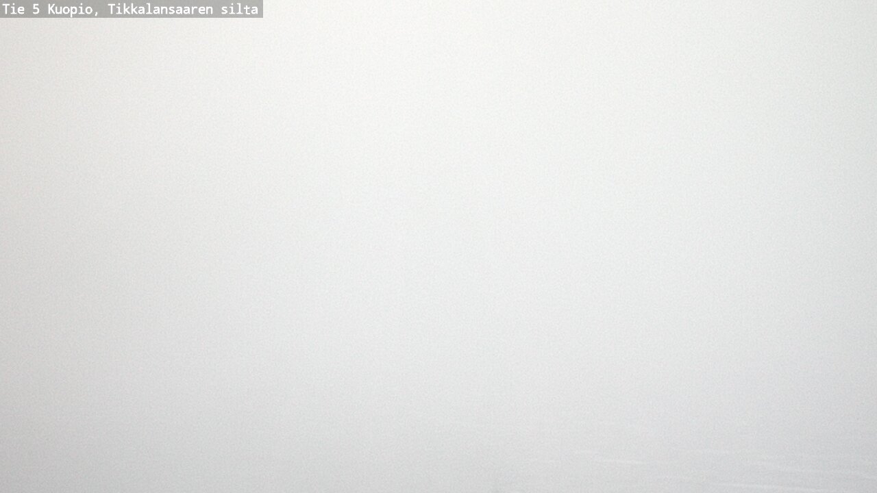 Weather Camera Image Road 5 Kuopio, Tikkalansaari, Kuopio, Pohjois-Savo
