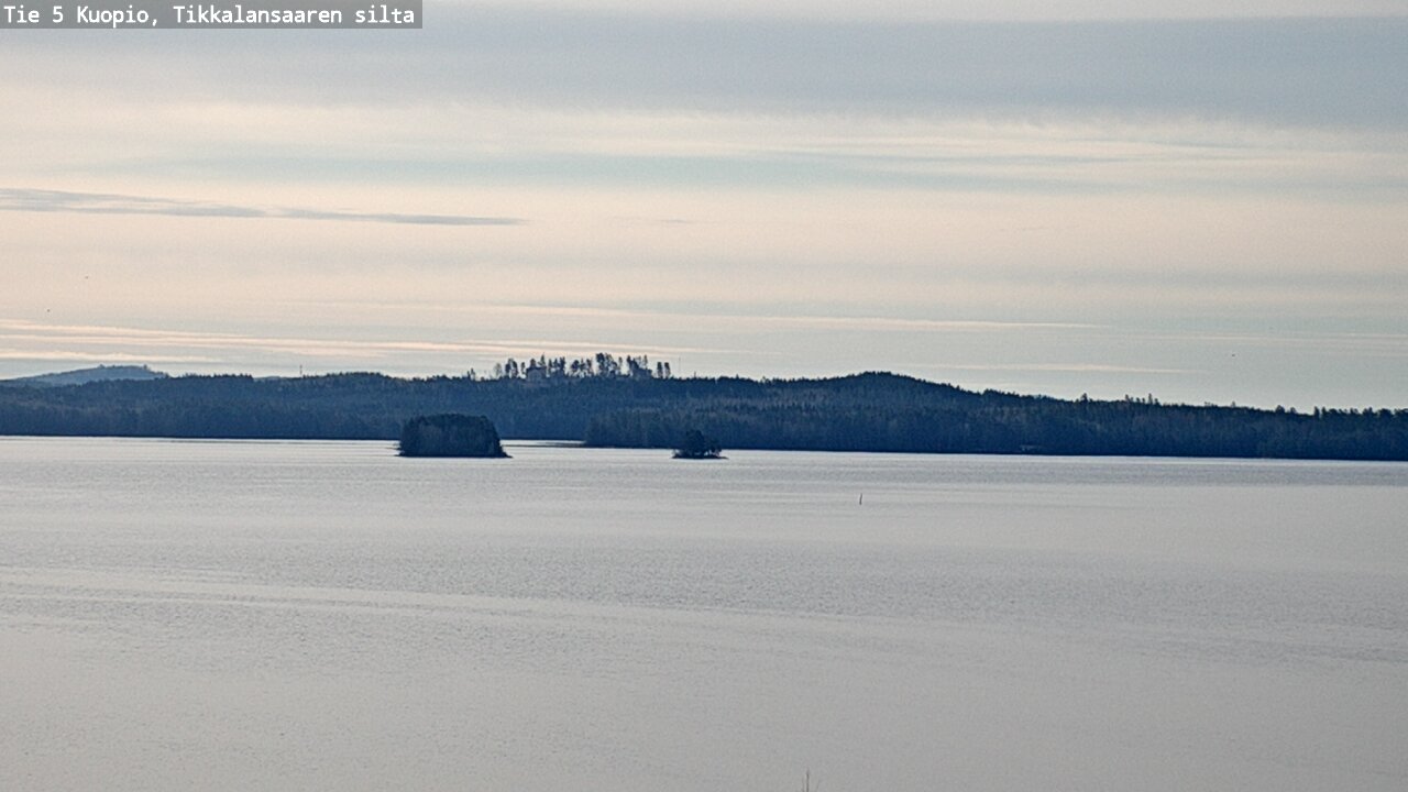 Weather Camera Image Väg 5 Kuopio, Tikkalansaari, Kuopio, Pohjois-Savo