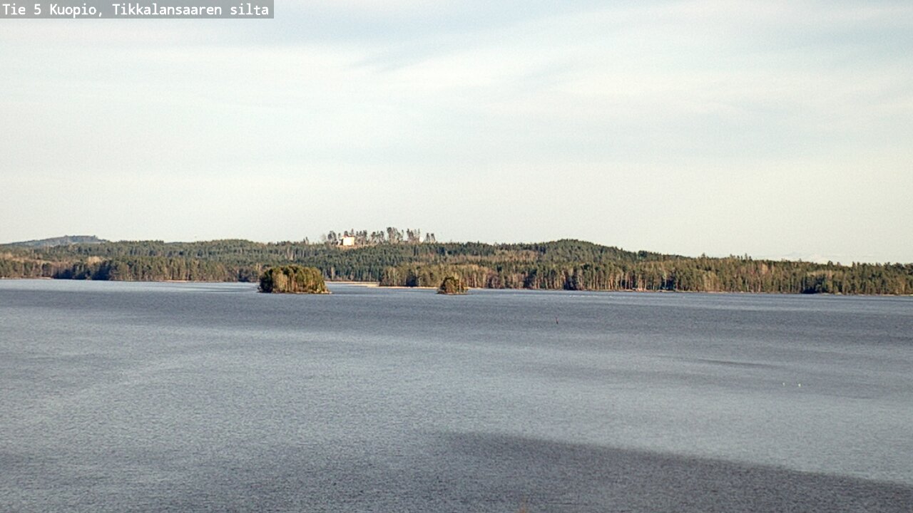 Weather Camera Image Väg 5 Kuopio, Tikkalansaari, Kuopio, Pohjois-Savo