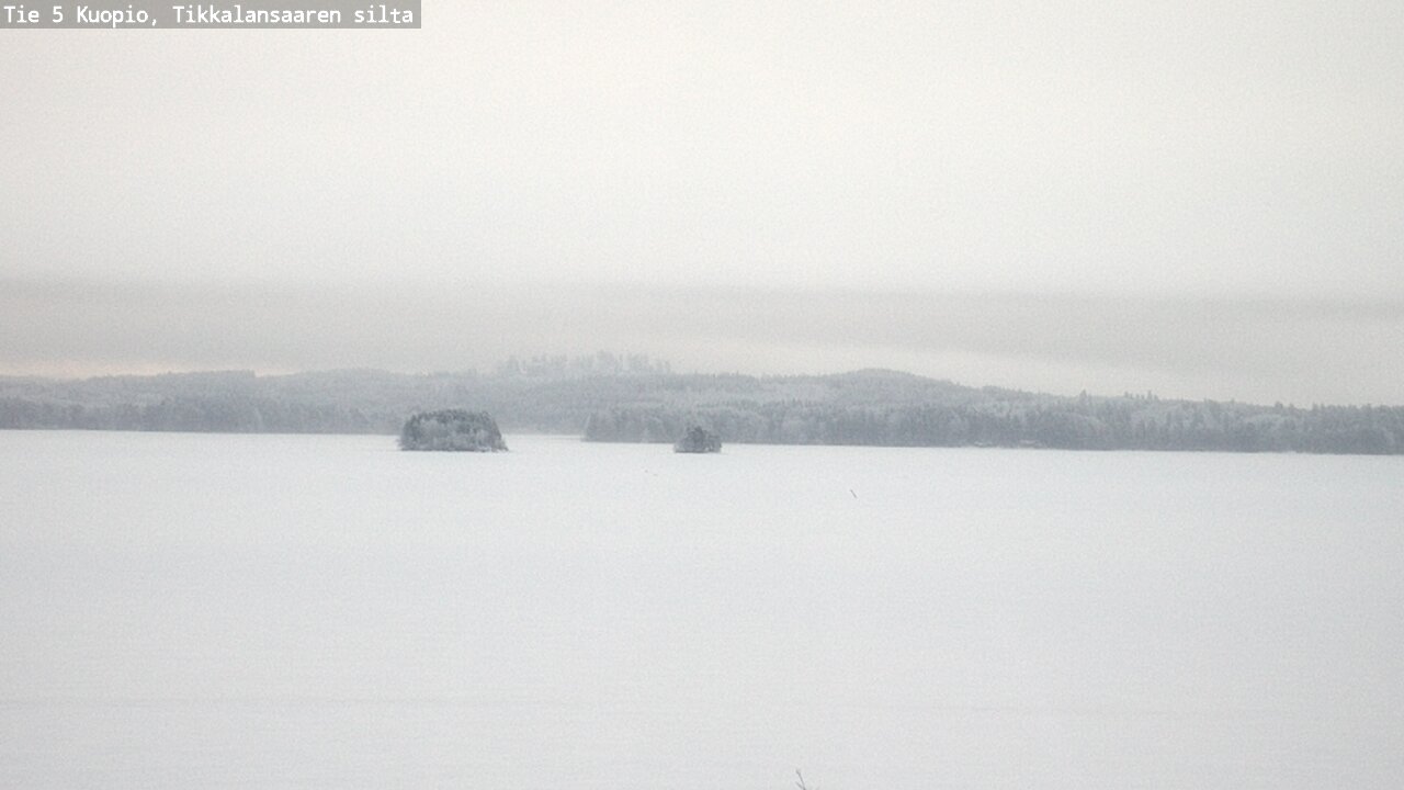 Weather Camera Image Väg 5 Kuopio, Tikkalansaari, Kuopio, Pohjois-Savo