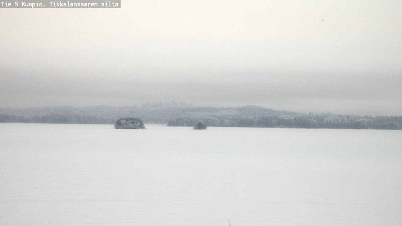 Weather Camera Image Väg 5 Kuopio, Tikkalansaari, Kuopio, Pohjois-Savo