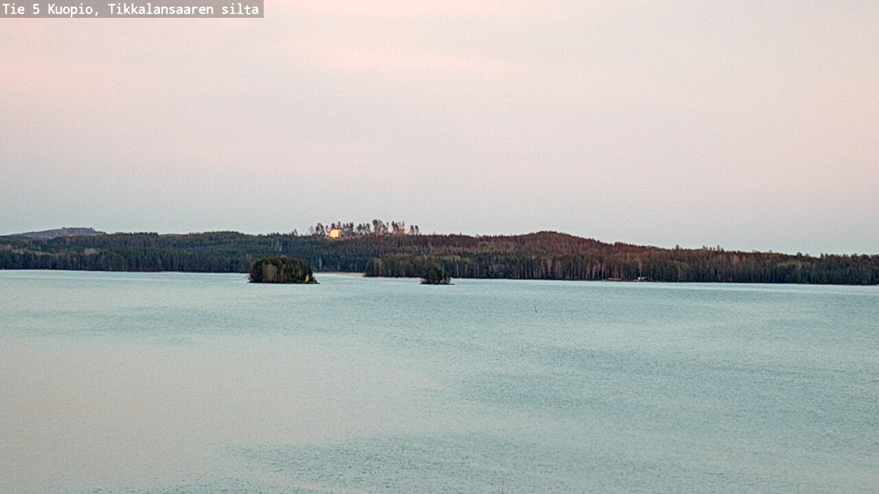 Weather Camera Image Väg 5 Kuopio, Tikkalansaari, Kuopio, Pohjois-Savo