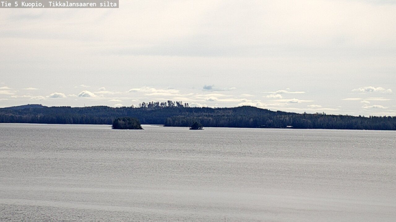 Weather Camera Image Väg 5 Kuopio, Tikkalansaari, Kuopio, Pohjois-Savo