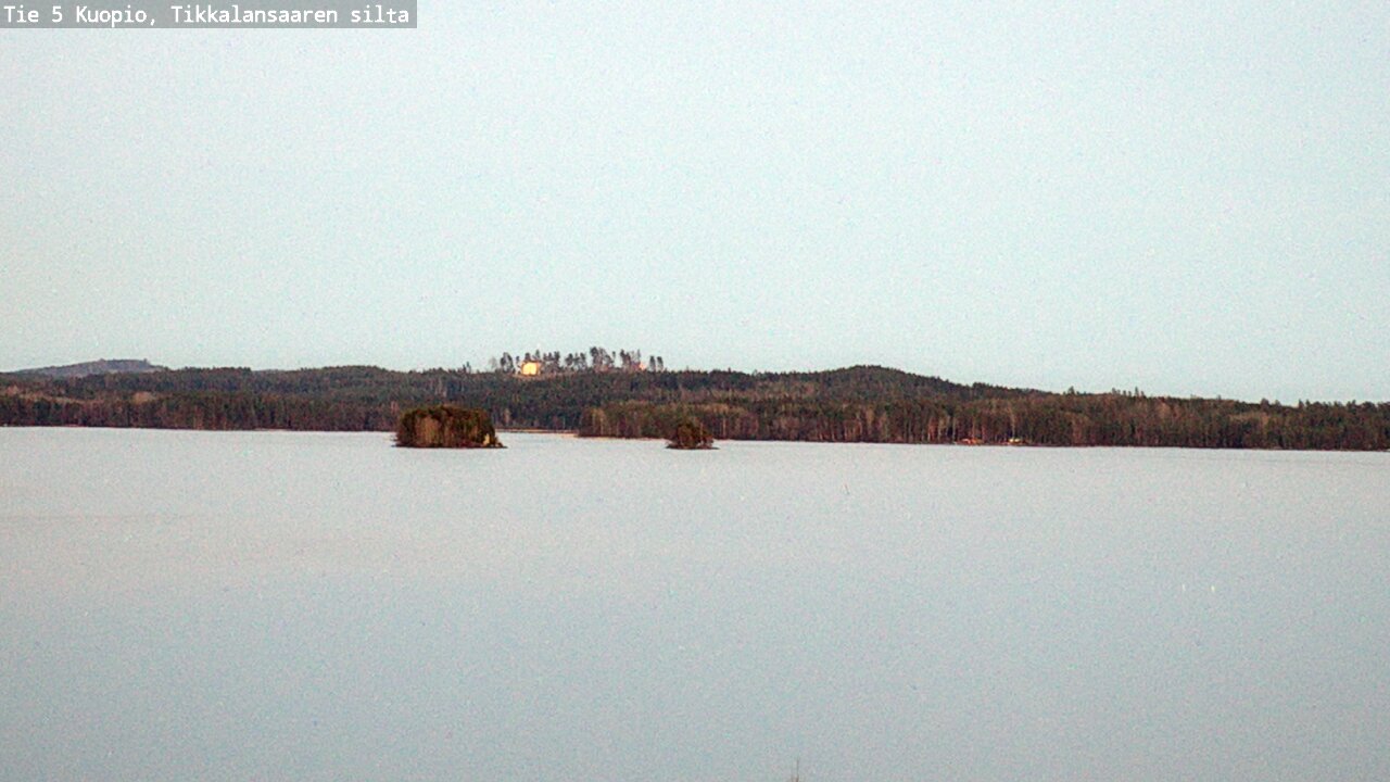 Weather Camera Image Väg 5 Kuopio, Tikkalansaari, Kuopio, Pohjois-Savo