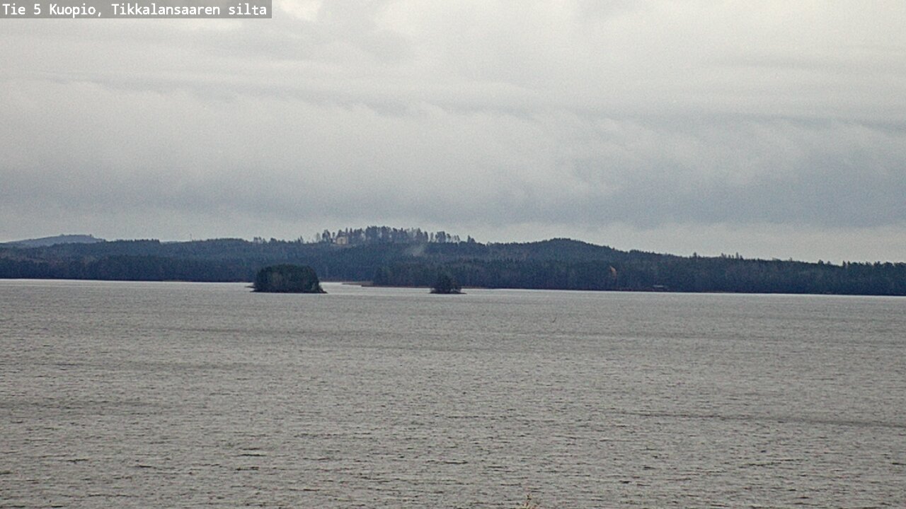 Weather Camera Image Väg 5 Kuopio, Tikkalansaari, Kuopio, Pohjois-Savo