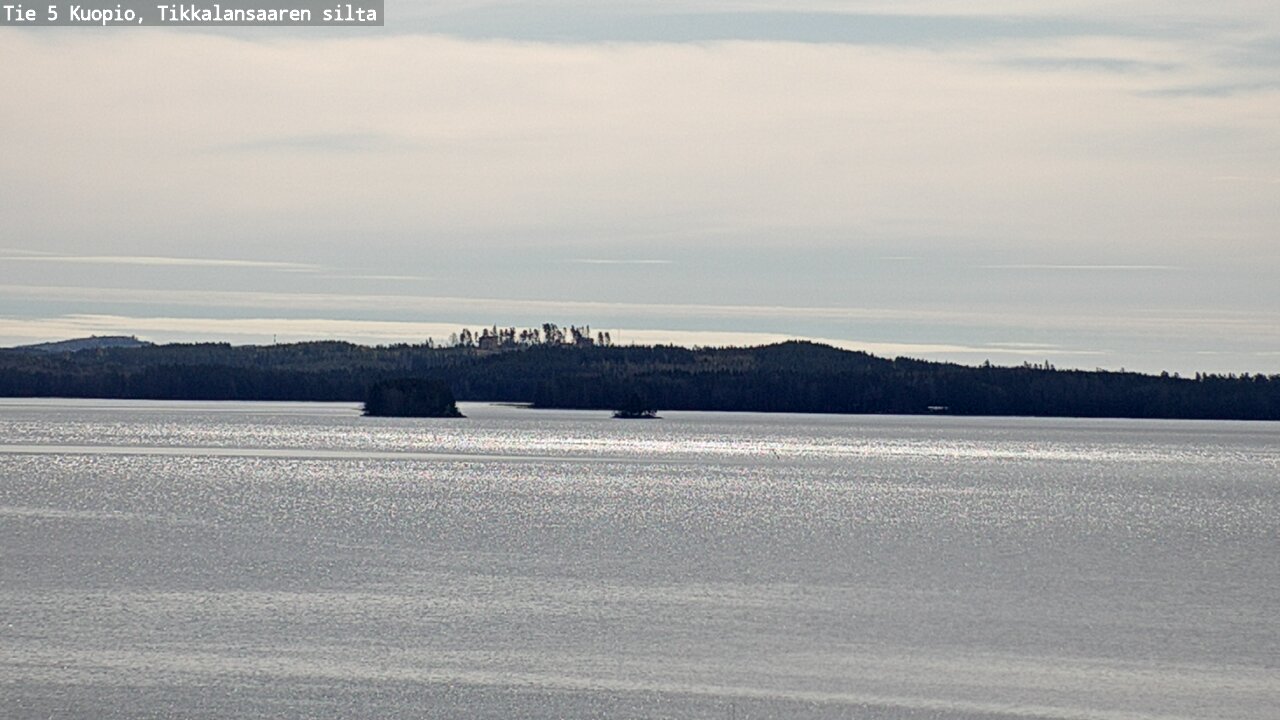 Weather Camera Image Väg 5 Kuopio, Tikkalansaari, Kuopio, Pohjois-Savo