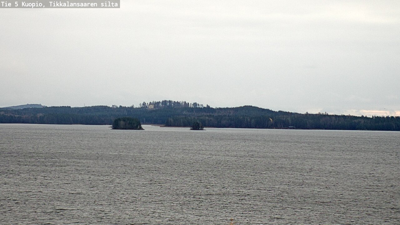 Weather Camera Image Väg 5 Kuopio, Tikkalansaari, Kuopio, Pohjois-Savo