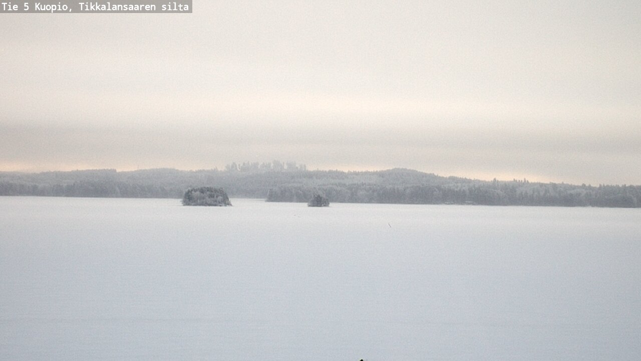 Weather Camera Image Väg 5 Kuopio, Tikkalansaari, Kuopio, Pohjois-Savo