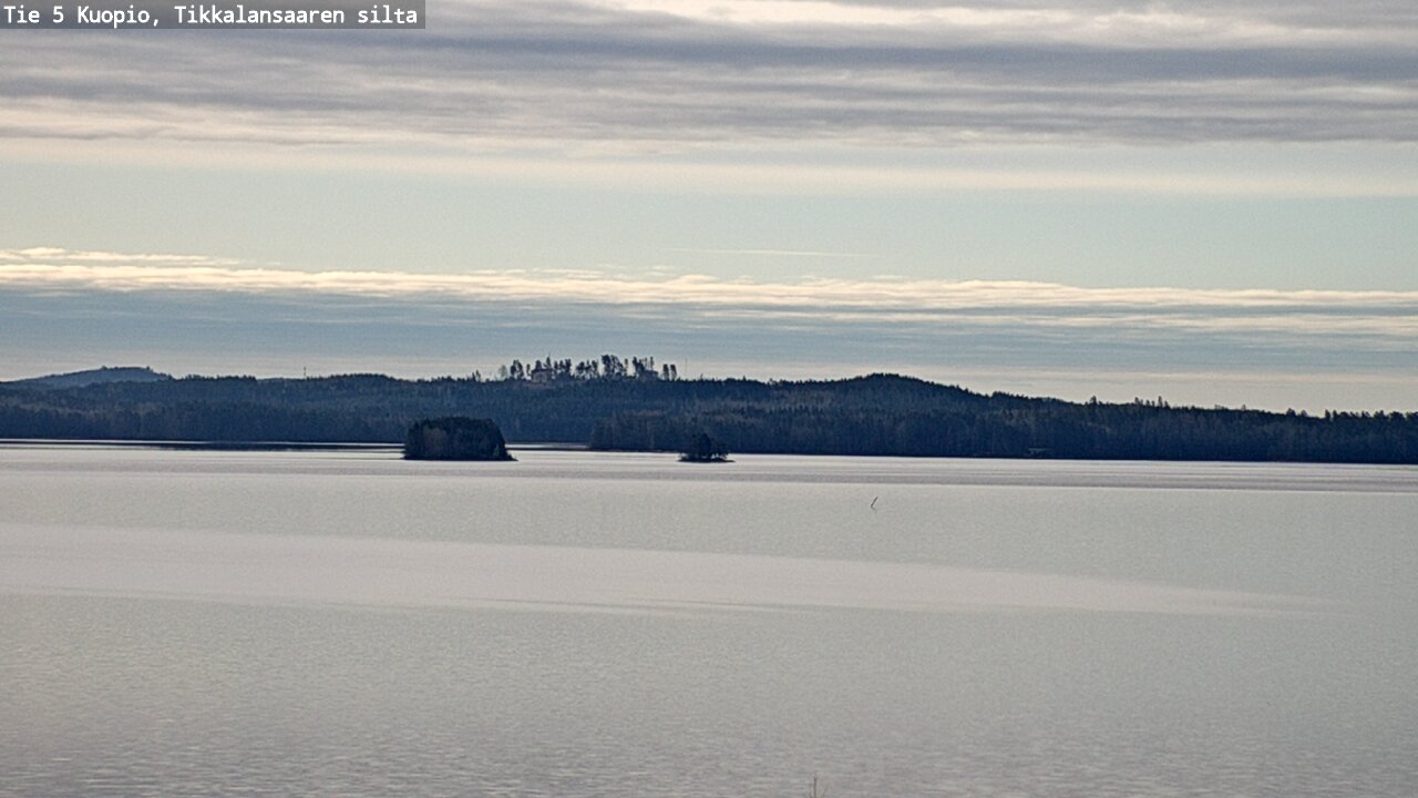 Weather Camera Image Väg 5 Kuopio, Tikkalansaari, Kuopio, Pohjois-Savo