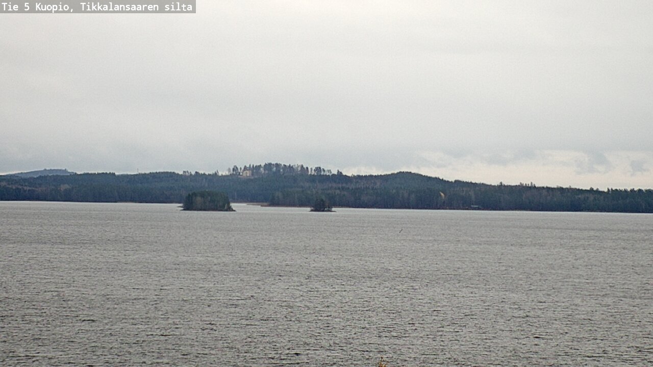 Weather Camera Image Väg 5 Kuopio, Tikkalansaari, Kuopio, Pohjois-Savo