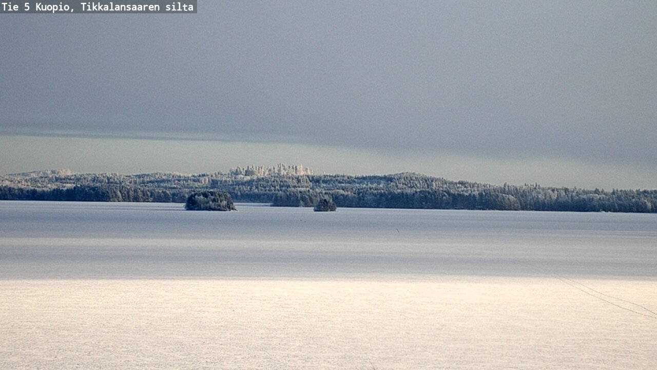 Weather Camera Image Väg 5 Kuopio, Tikkalansaari, Kuopio, Pohjois-Savo