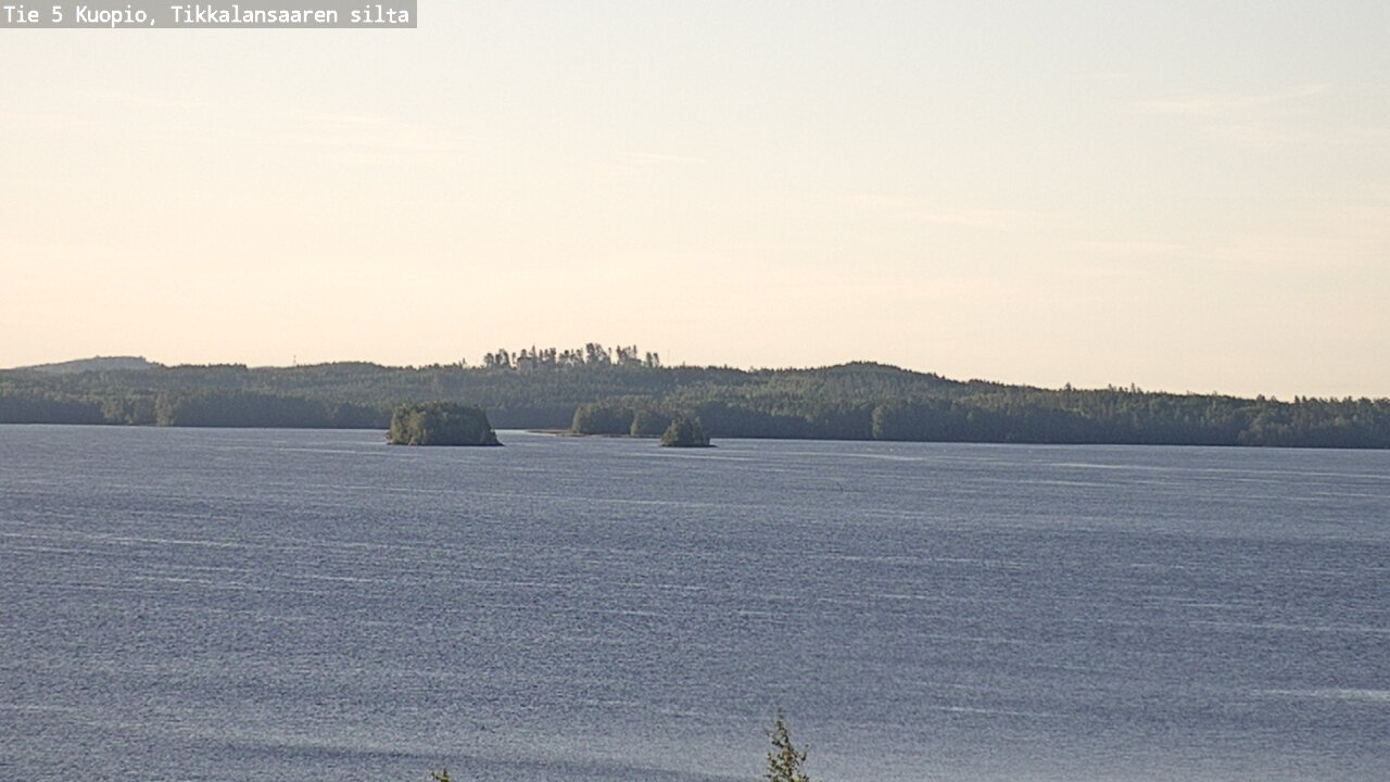 Weather Camera Image Road 5 Kuopio, Tikkalansaari, Kuopio, Pohjois-Savo