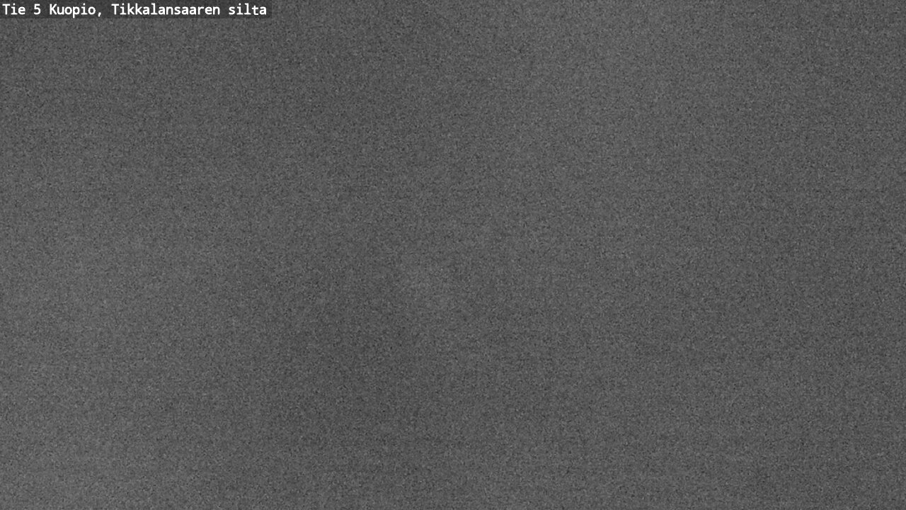 Weather Camera Image Road 5 Kuopio, Tikkalansaari, Kuopio, Pohjois-Savo