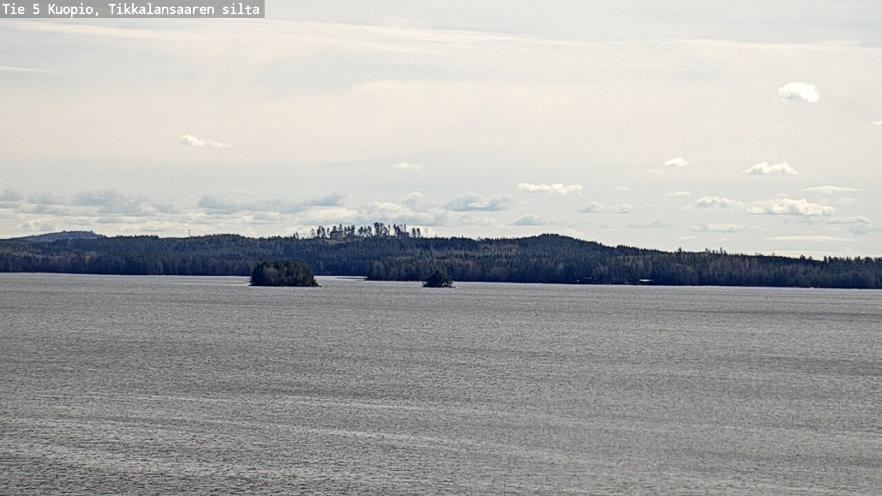 Weather Camera Image Väg 5 Kuopio, Tikkalansaari, Kuopio, Pohjois-Savo