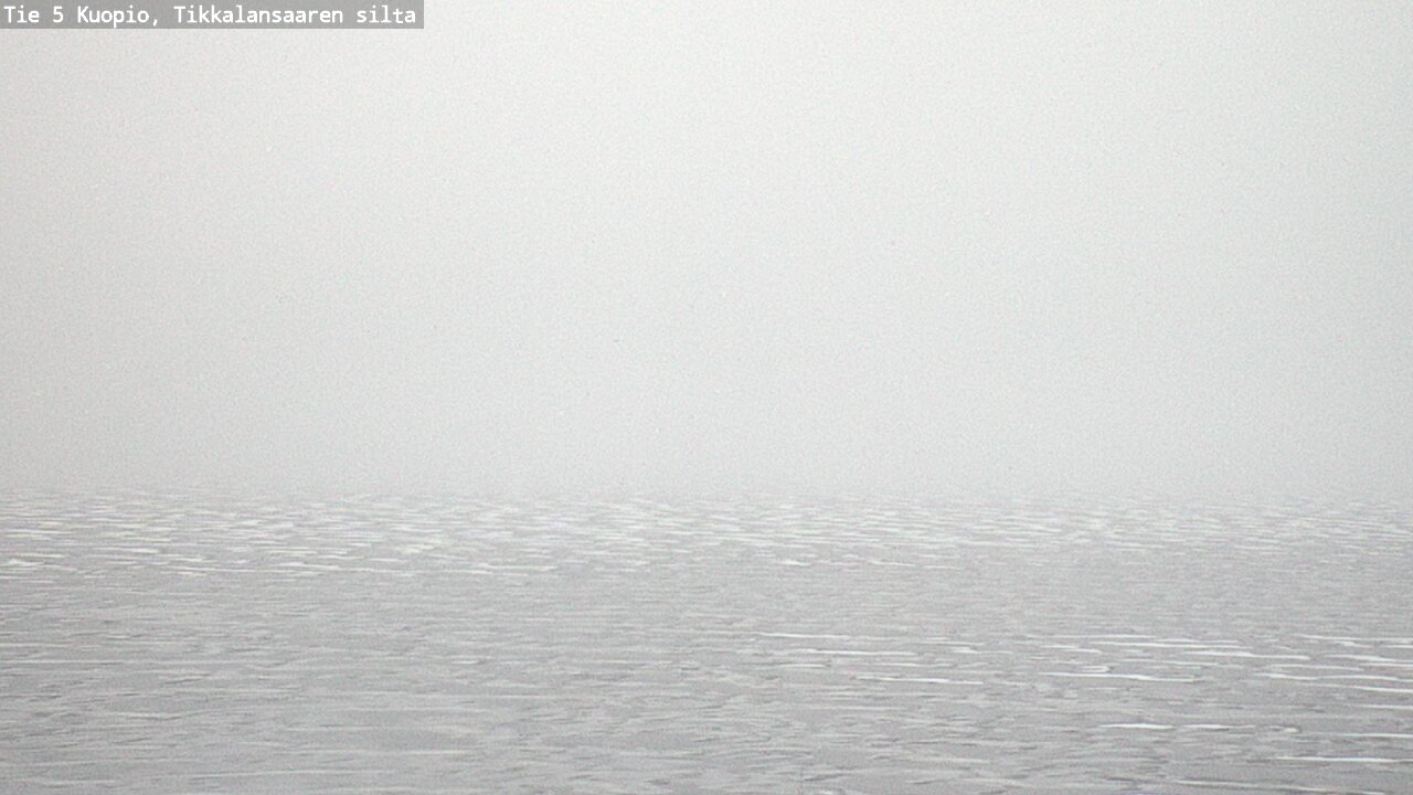 Weather Camera Image Road 5 Kuopio, Tikkalansaari, Kuopio, Pohjois-Savo