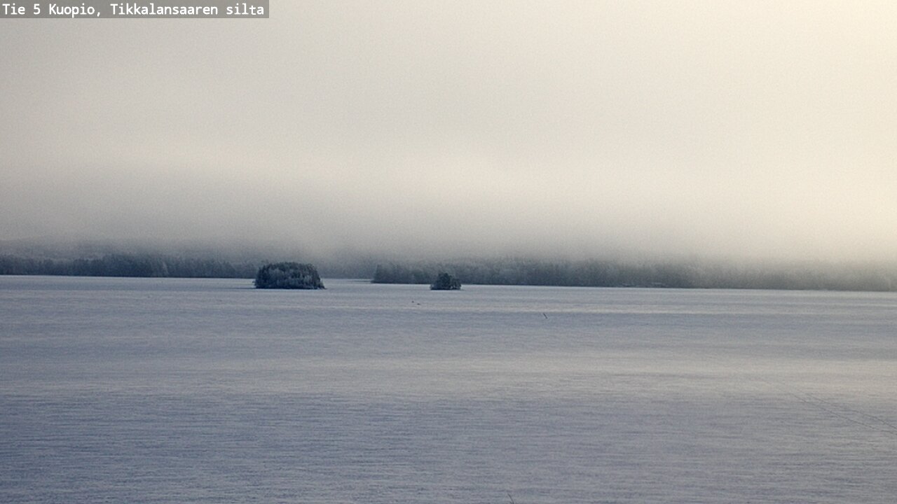 Weather Camera Image Väg 5 Kuopio, Tikkalansaari, Kuopio, Pohjois-Savo