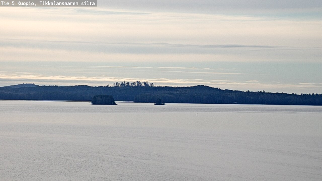 Weather Camera Image Väg 5 Kuopio, Tikkalansaari, Kuopio, Pohjois-Savo