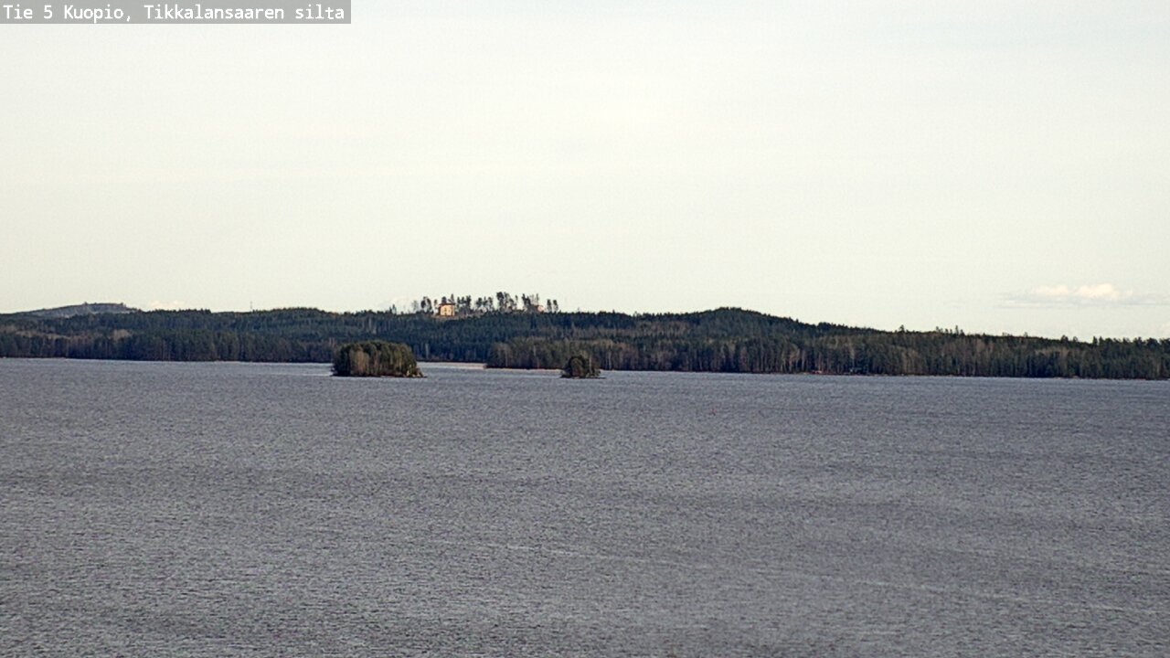 Weather Camera Image Väg 5 Kuopio, Tikkalansaari, Kuopio, Pohjois-Savo
