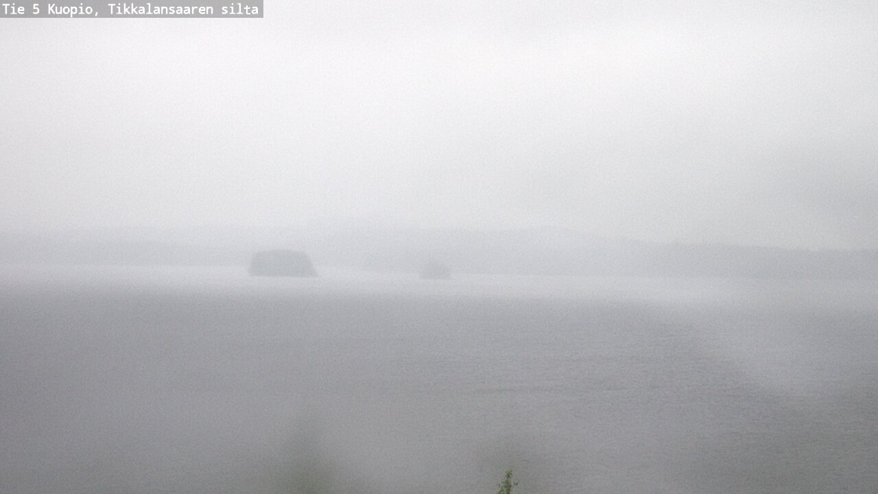 Weather Camera Image Väg 5 Kuopio, Tikkalansaari, Kuopio, Pohjois-Savo