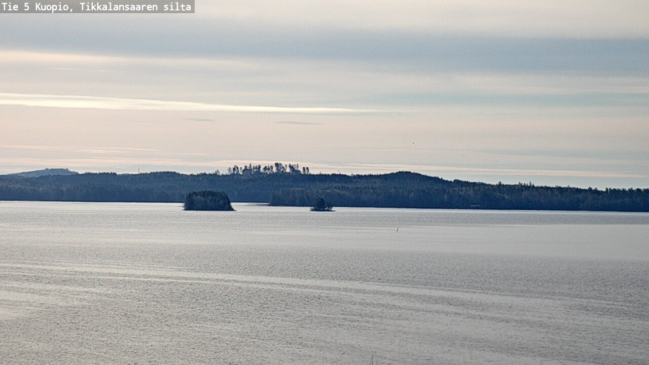 Weather Camera Image Väg 5 Kuopio, Tikkalansaari, Kuopio, Pohjois-Savo