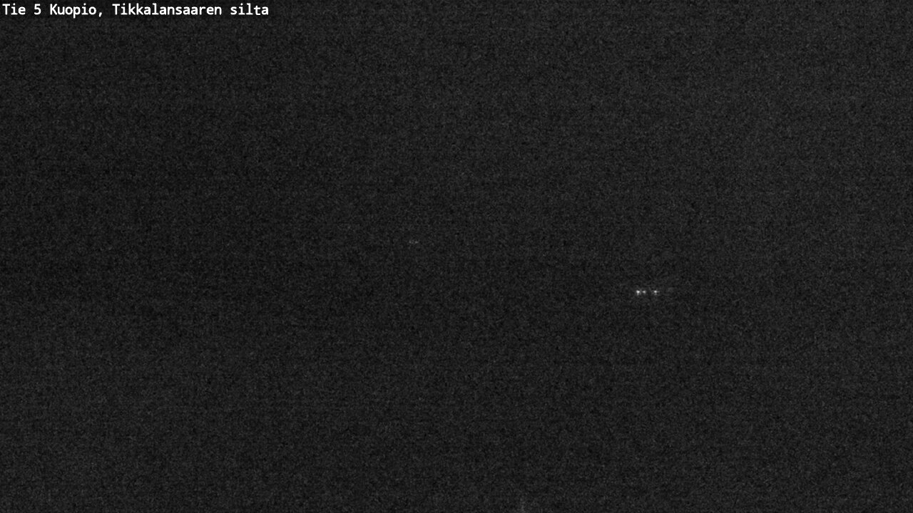 Weather Camera Image Road 5 Kuopio, Tikkalansaari, Kuopio, Pohjois-Savo
