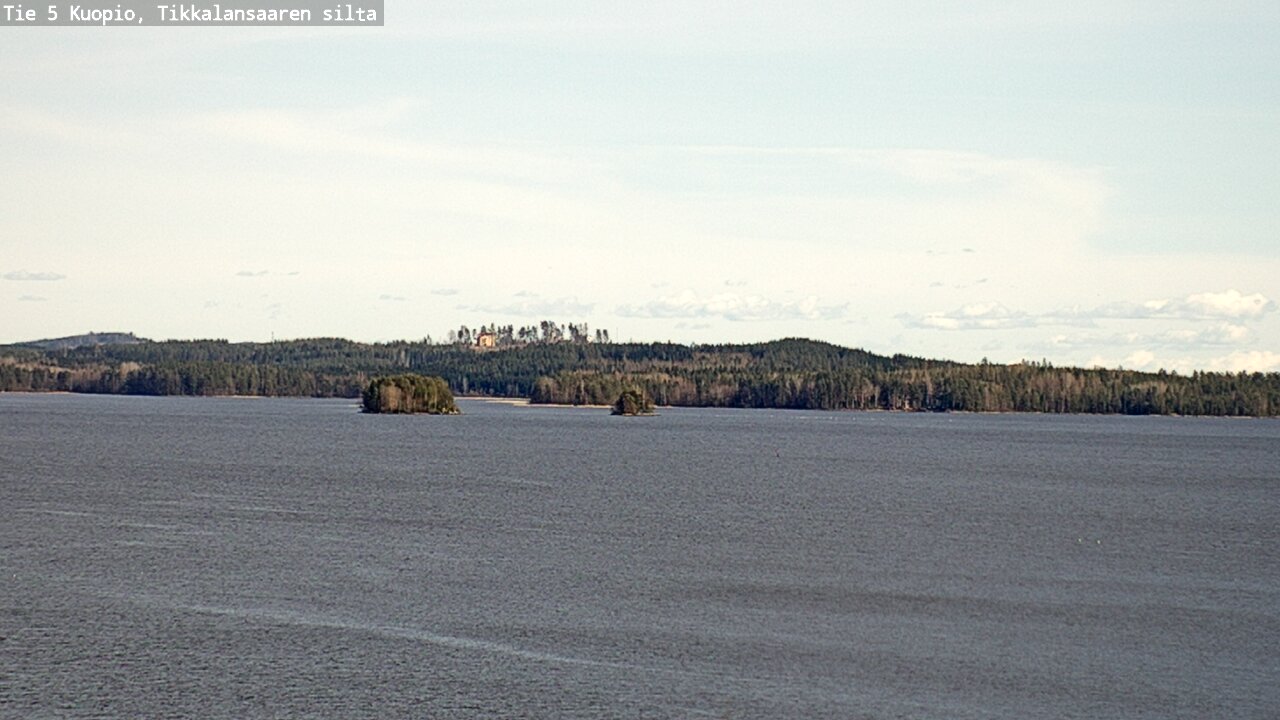 Weather Camera Image Väg 5 Kuopio, Tikkalansaari, Kuopio, Pohjois-Savo