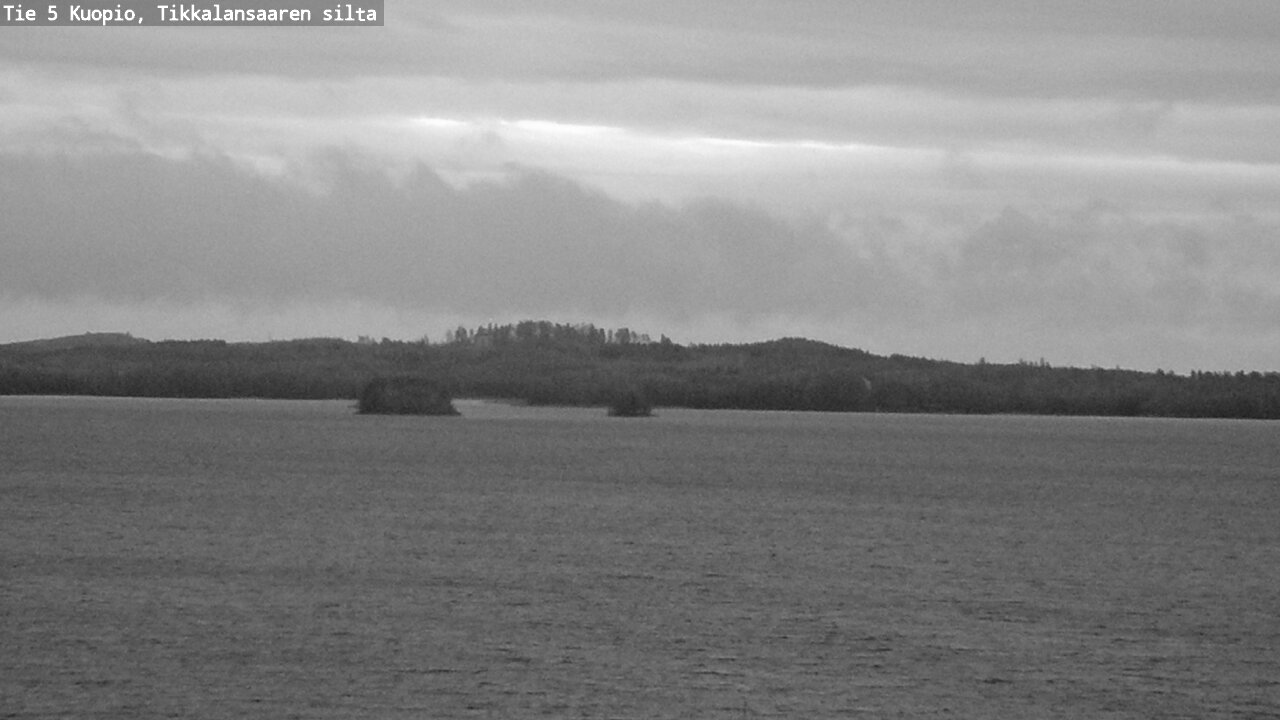 Weather Camera Image Väg 5 Kuopio, Tikkalansaari, Kuopio, Pohjois-Savo