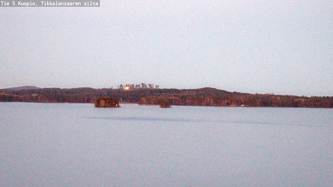 Weather Camera Image Väg 5 Kuopio, Tikkalansaari, Kuopio, Pohjois-Savo