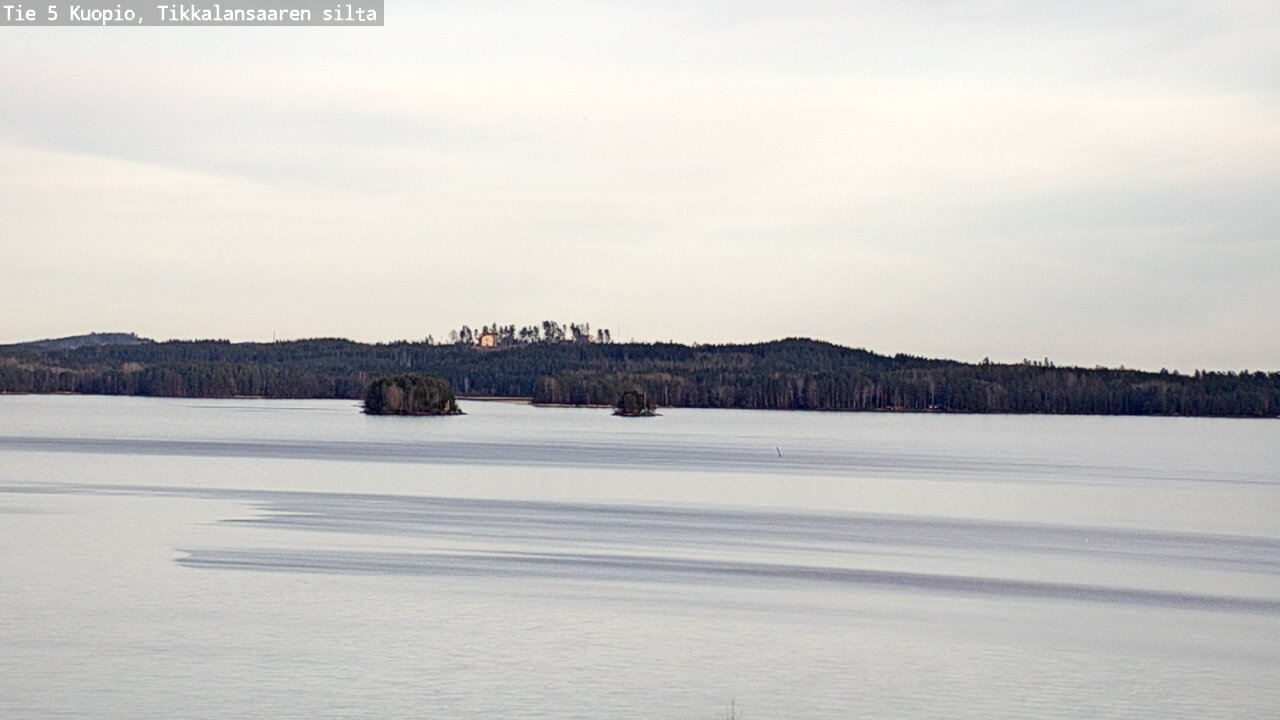 Weather Camera Image Väg 5 Kuopio, Tikkalansaari, Kuopio, Pohjois-Savo